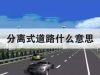 分离式道路什么意思