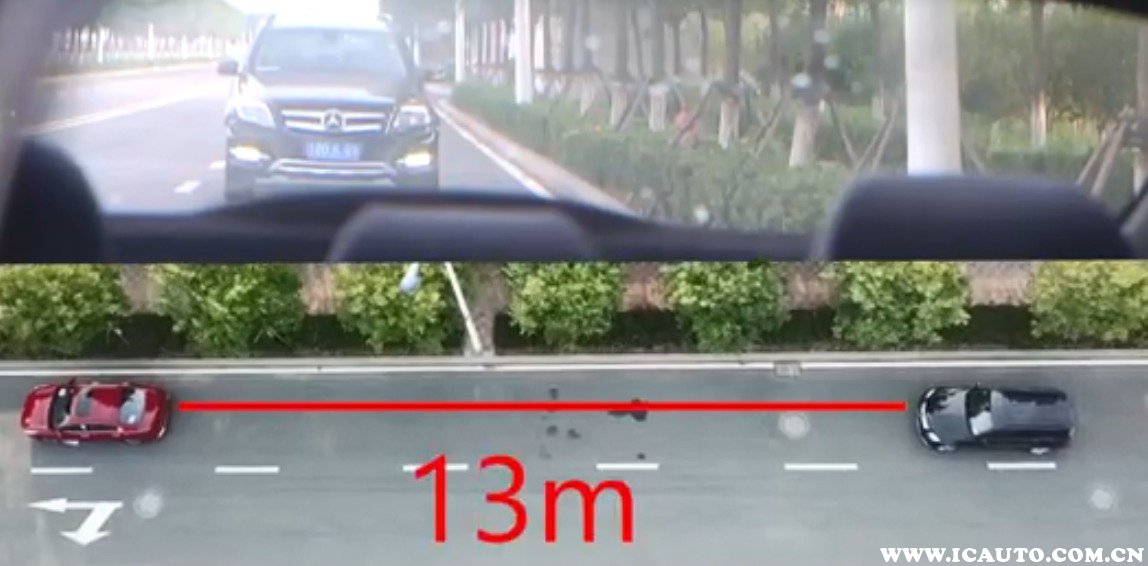 车内目测距离口诀，车距判断技巧图解6467