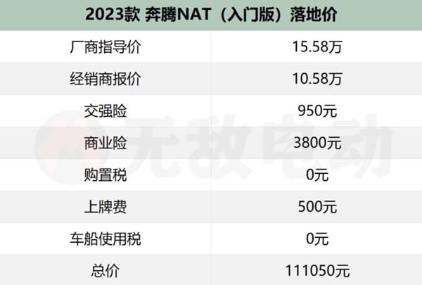 奔腾NAT多少钱?奔腾NAT自动门多少钱落地1937 奔腾NAT多少钱?奔腾NAT自动门多少钱落地1937