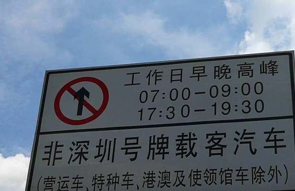 2024深圳限行时间，外地车限行时间可以有几次免费的8631